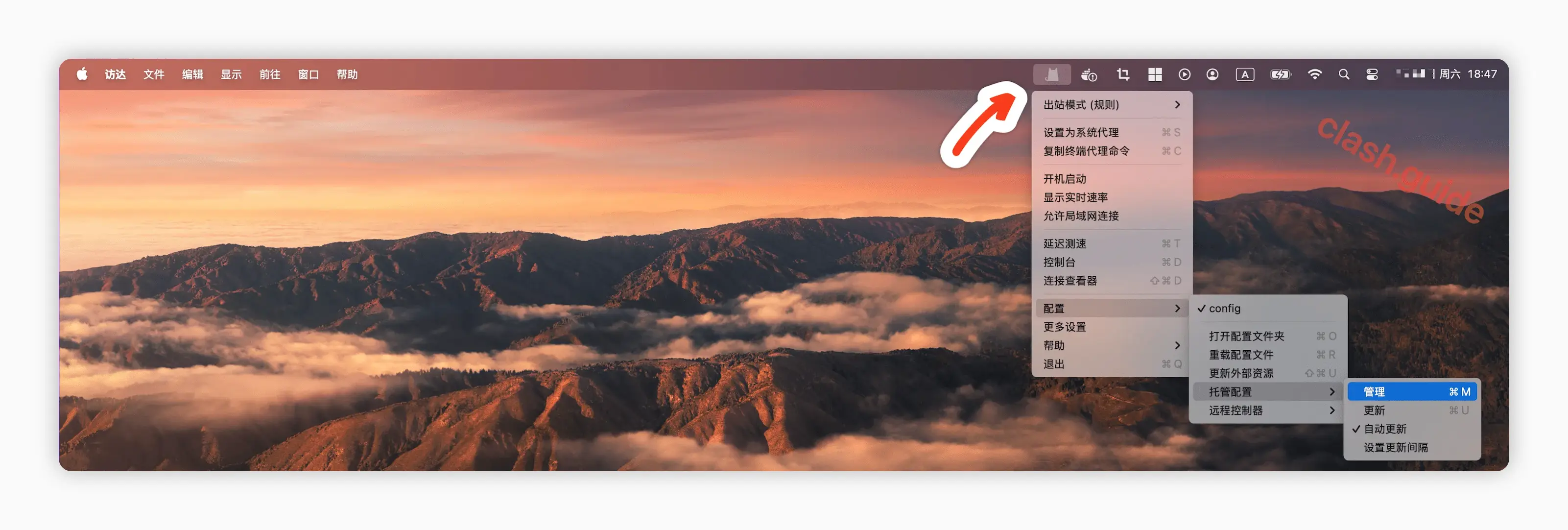 ClashX 订阅导入流程